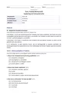 Vorschau - Arbeitsblätter - Wirtschaft-Test Klasse 7/8: Kaufvertrag, BGB & Verbraucherrechte mit Lösungen - Seite 1