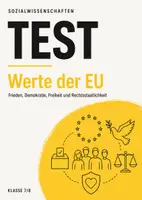 Vorschau - Arbeitsblätter - Politik-Test Werte der EU Klasse 7/8: Demokratie, Freiheit & Rechtsstaatlichkeit inkl. Lösungen - Deckblatt