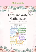 Vorschau - Poster - Lernlandkarte Mathe Klasse 3 - Meine Reise durch das Mathedorf - Deckblatt