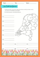 Vorschau - Arbeitsblätter - Leer Nederland kennen (ohne Differenzierung) - Seite 1