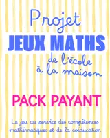 Aperçu - Préparation de séquence / Séquence complète - Projet jeux maths - de l'école à la maison - Page de couverture