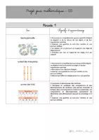 Aperçu - Préparation de séquence / Séquence complète - Projet jeux maths - de l'école à la maison - Page 1