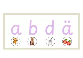 Vorschau - Spiele - ABC Förderung / Unterstützung - Buchstaben-Gruppen - Seite 3