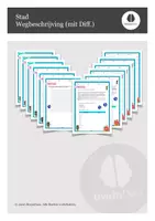 Vorschau - Arbeitsblätter - Stad - Wegbeschrijving (mit Differenzierung) - Deckblatt