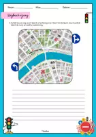 Vorschau - Arbeitsblätter - Stad - Wegbeschrijving (ohne Differenzierung) - Seite 3
