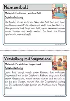 Vorschau - Spiele - Kennenlernspiele Klasse 1 | Kartei (22 Spiele für Schulanfang & Übergang Kita-Grundschule) 🎒✨ - Seite 3