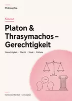 Vorschau - Arbeitsblätter - Philosophie-Klausur: Platon & Thrasymachos – Gerechtigkeit und Recht des Stärkeren - Deckblatt