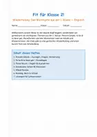 Vorschau - Arbeitsblätter - Fit für die 2. Klasse Englisch – Wiederholungsheft mit Lösungen | MS/AHS - Seite 1