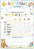 Vorschau - Arbeitsblätter - Zeugnisse für Kinder der ersten Klasse - Deckblatt