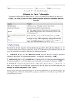 Vorschau - Arbeitsblätter - Rousseau Philosophie-Klausuren: Menschenbild, Gesellschaft, Gewissen & Natur - Seite 2
