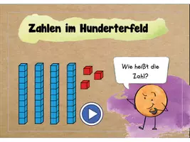 Vorschau - Fördermaterial/Inklusion - Mathematik: Zahlen im Zahlenraum 100 Wort - Bild zuordnen - Seite 1