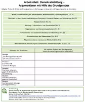 Vorschau - Arbeitsblätter - Demokratiebildung und Grundgesetz. Argumentieren gegen Rechts. - Seite 1