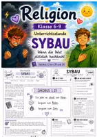 Vorschau - Stundenentwürfe - Religion | Sybau | Unterrichtsstunde | Jugendthema | Jakobus 1, Vers 19 | Klasse 6-9 - Deckblatt