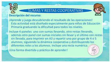 Vista previa - Juegos / Gamificación - SUMAS Y RESTAS - página 1
