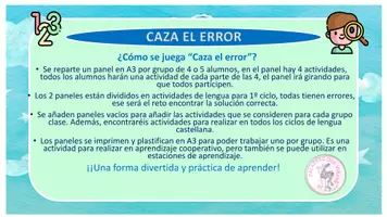 Vista previa - Juegos / Gamificación - CAZA EL ERROR LENGUA - página 1