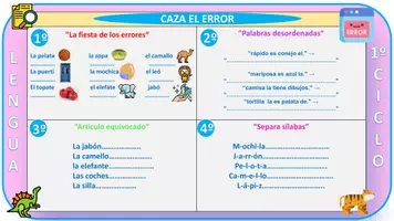 Vista previa - Juegos / Gamificación - CAZA EL ERROR LENGUA - página 3