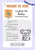Aperçu - Fiches - Musique du jour (rituel) - OCEANIE - Page de couverture