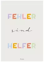 Vorschau - Poster - Fehler sind Helfer - Poster / Positive Affirmation - Seite 1
