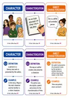 Vorschau - Aufgabenkarten - Characterization Vocabulary Cards (Lernkarten EF–Q2) - Seite 2