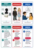 Vorschau - Aufgabenkarten - Characterization Vocabulary Cards (Lernkarten EF–Q2) - Seite 3