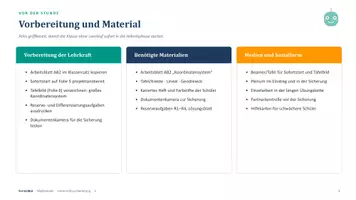 Vorschau - Stundenentwürfe - Mathe Unterrichtsvorbereitung Koordinatensystem Klasse 7 - Seite 2