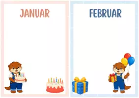 Vorschau - Anderer Materialtyp - Otterklasse - Geburtstagskalender - Geburtstagswand für Grundschule | Klassentier Otter | Classroom Management & Klassenorganisation | Geburtstag - Grundschule - Seite 2
