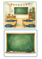 Vorschau - Bildkarten - Classroom II - Deckblatt