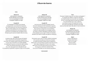 Aperçu - Préparation de séquence / Séquence complète - 3e–Dénoncer les travers de la société:poésie antimilitariste-6 séances + clip - Page 2