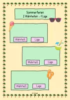Vorschau - Spiele - Sommerferien Erlebnisse Rückblick - Deckblatt