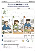 Vorschau - Arbeitsblätter - Lernkarten-Werkstatt Klasse 5–6 - Deckblatt