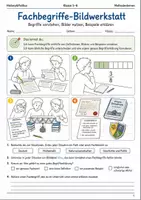 Vorschau - Arbeitsblätter - Fachbegriffe-Bildwerkstatt Klasse 5–6 - Deckblatt