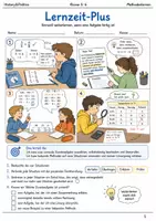 Vorschau - Arbeitsblätter - Lernzeit-Plus Zusatzaufgaben Klasse 5–6 - Deckblatt