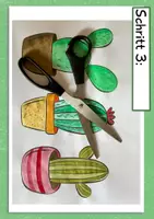 Vorschau - Stundenentwürfe - Kakteen im Topf, Wasserfarbe, Kunst Grundschule - Seite 3