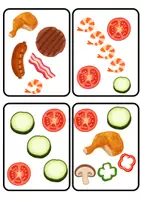 Aperçu - Feuilles d'exercices - Jeu d'association – Barbecue Mathématiques 🍖🌽 - Page de couverture