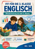 Vorschau - Arbeitsblätter - Fit für die 3. Klasse Englisch – Wiederholungsheft mit Lösungen MSAHS - Deckblatt