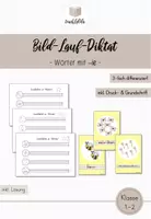 Vorschau - Arbeitsblätter - Laufdiktat – Wörter mit ie (dreifach differenziert) - Deckblatt
