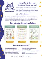 Vorschau - Poster - Begrüßung zur Einschulung und zum Schulanfang - Erster Schultag – Persönlicher Einschulungsbrief für Kinder - 1.Klasse - Grundschule - Seite 3
