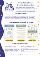Vorschau - Anderer Materialtyp - Begrüßungskarten zur Einschulung | Kennenlernen & Schulanfang, erster Schultag, 1. Klasse | Willkommen in der Schule | Geschenk zum Schulanfang von der Lehrerin. - Seite 3