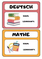 Vorschau - Bildkarten - Stundenplan - Seite 3