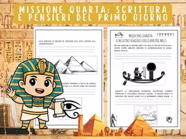 anteprima - Altro tipo di materiale - ACCOGLIENZA IN CLASSE QUARTA: MISSIONE ANTICO EGITTO! - Pagina di copertina