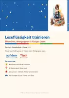 Vorschau - Arbeitsblätter - Leseflüssigkeit trainieren – Blitzwörter, Wortgruppen & flüssiges Lesen - Deckblatt