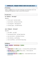 Vorschau - Arbeitsblätter - Present Perfect For Since Merkblatt + Worksheet (More 3 Unit 7 Friendship) - Seite 1