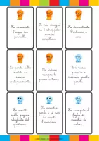 anteprima - Esercizi - CARDS gioco in corsivo OPPALA Risolvi il pasticcio con Nio e Scarabocchio - Pagina di copertina