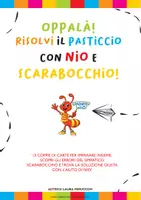 anteprima - Esercizi - Cards gioco in MAIUSCOLO OPPALA Risolvi il pasticcio con Nio e Scarabocchio - Pagina 1