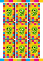 anteprima - Esercizi - Cards gioco in MAIUSCOLO OPPALA Risolvi il pasticcio con Nio e Scarabocchio - Pagina 3