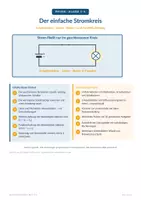 Vorschau - Arbeitsblätter - Der einfache Stromkreis – Schaltzeichen, Leiter, Reihen- und Parallelschaltung - Deckblatt