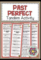 Vorschau - Fördermaterial/Inklusion - PAST PERFECT - Tandem Activity - Deckblatt