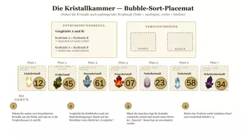 Vorschau - Arbeitsblätter - Die Kristallkammer – Bubble-Sort & Insertion-Sort unplugged - Seite 2