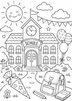 Vorschau - Mal- und Bastelvorlagen - Materialpaket - Einschulung - Seite 2