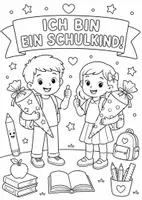 Vorschau - Mal- und Bastelvorlagen - Materialpaket - Einschulung - Seite 3